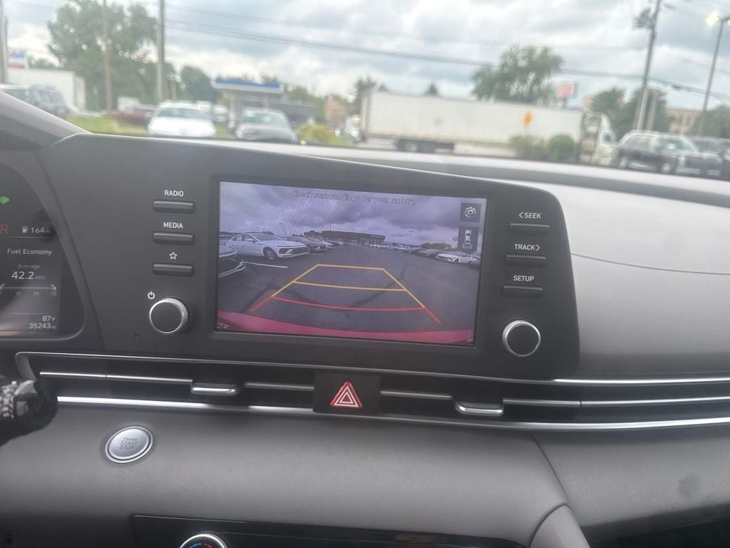 2021 Hyundai Elantra Hybrid Blue