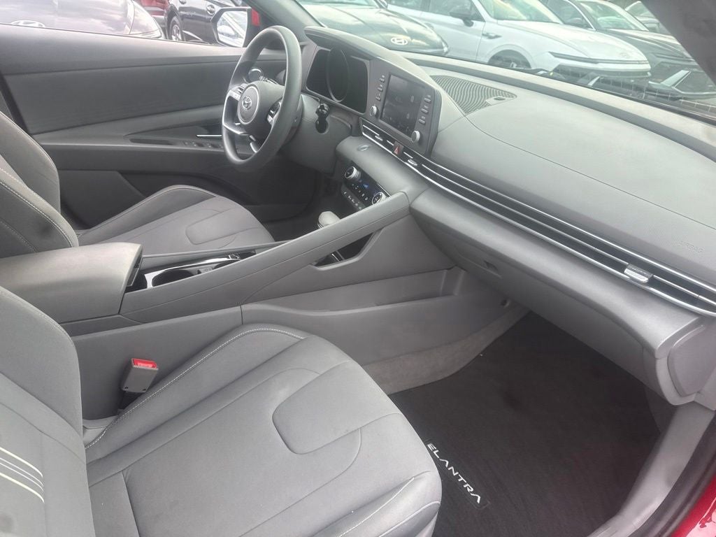 2021 Hyundai Elantra Hybrid Blue