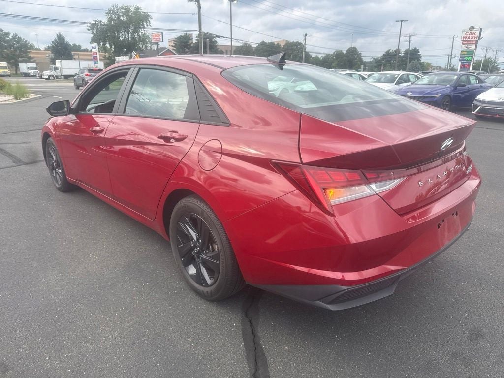 2021 Hyundai Elantra Hybrid Blue