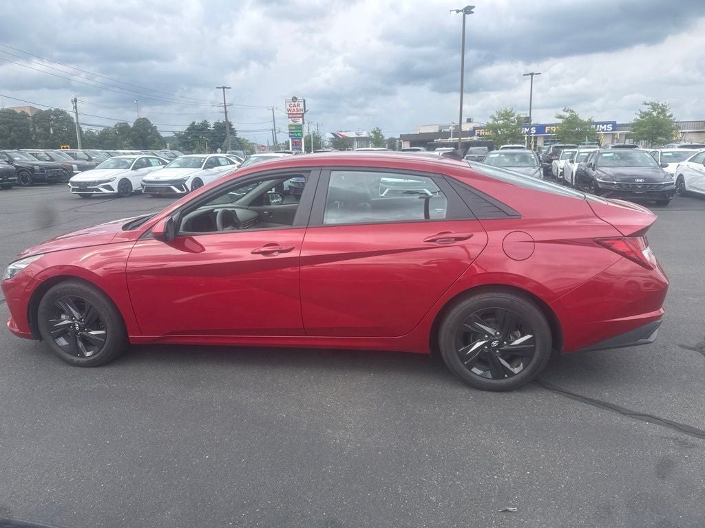 2021 Hyundai Elantra Hybrid Blue