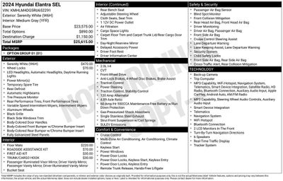 2024 Hyundai Elantra SEL