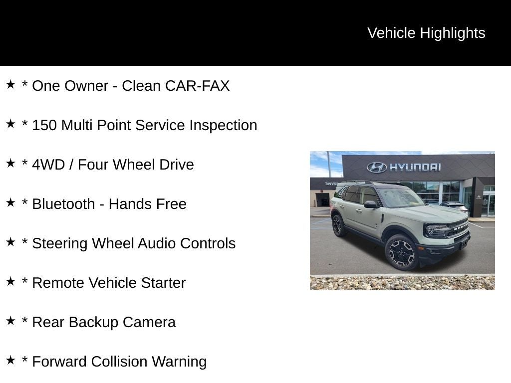2021 Ford Bronco Sport Outer Banks