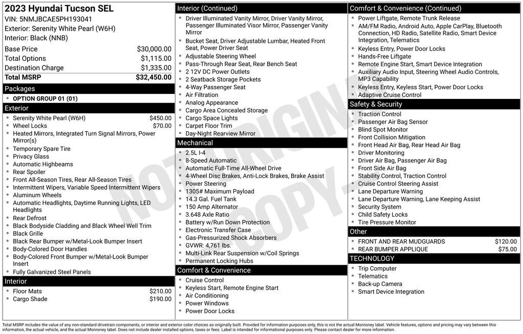 2023 Hyundai Tucson SEL