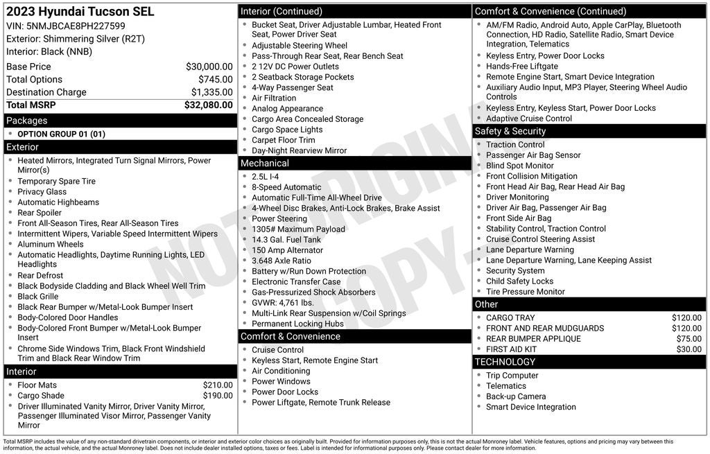 2023 Hyundai Tucson SEL