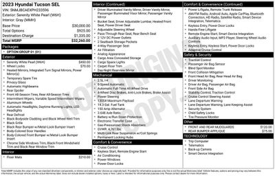 2023 Hyundai Tucson SEL