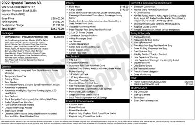 2022 Hyundai Tucson SEL