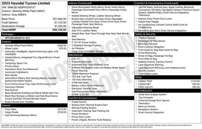 2023 Hyundai Tucson Limited