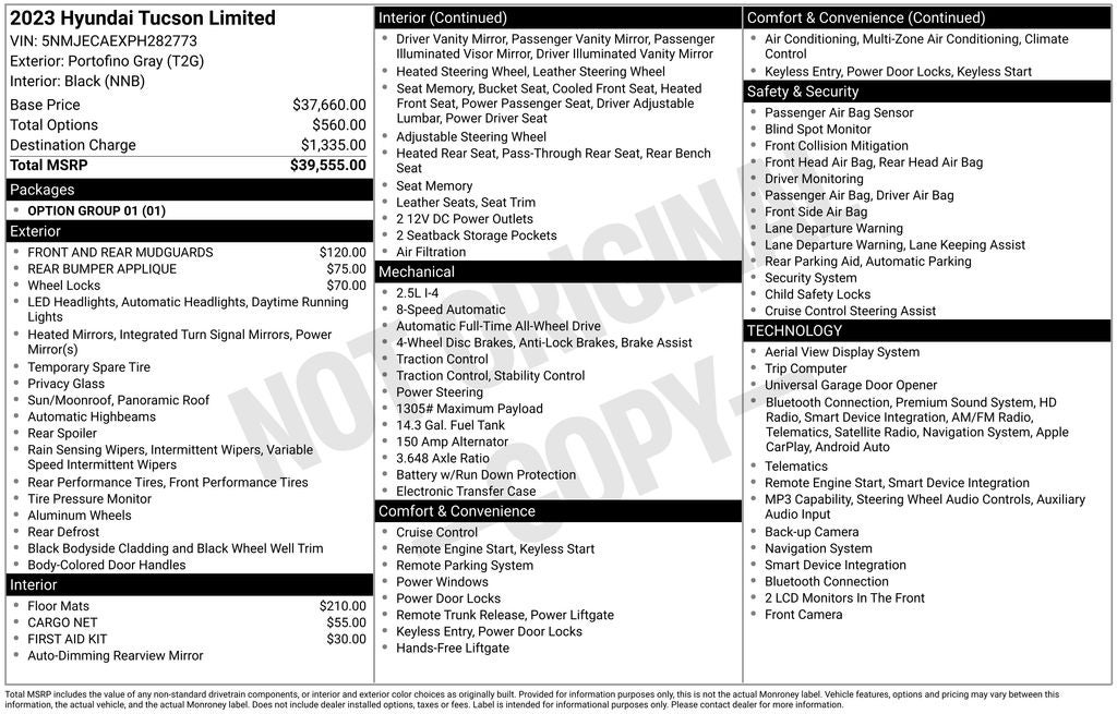 2023 Hyundai Tucson Limited