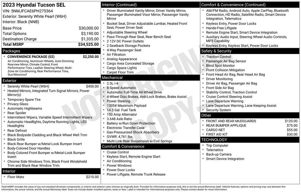 2023 Hyundai Tucson SEL