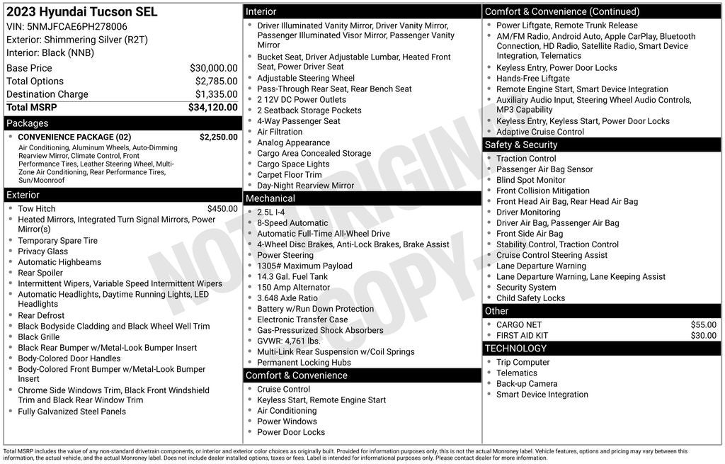 2023 Hyundai Tucson SEL