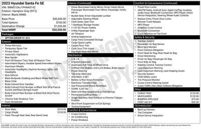 2023 Hyundai Santa Fe SE