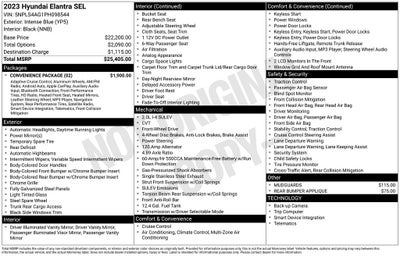 2023 Hyundai Elantra SEL
