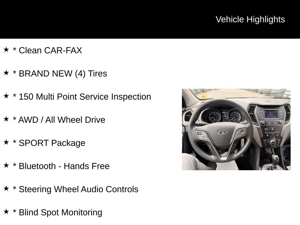 2017 Hyundai Santa Fe Sport 2.4 Base