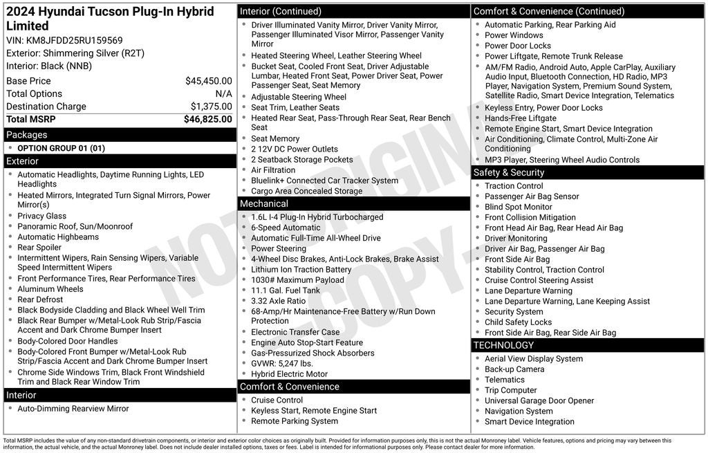 2024 Hyundai Tucson Plug-In Hybrid Limited
