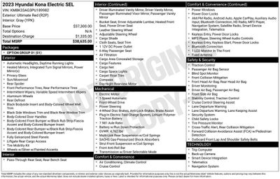 2023 Hyundai Kona Electric SEL