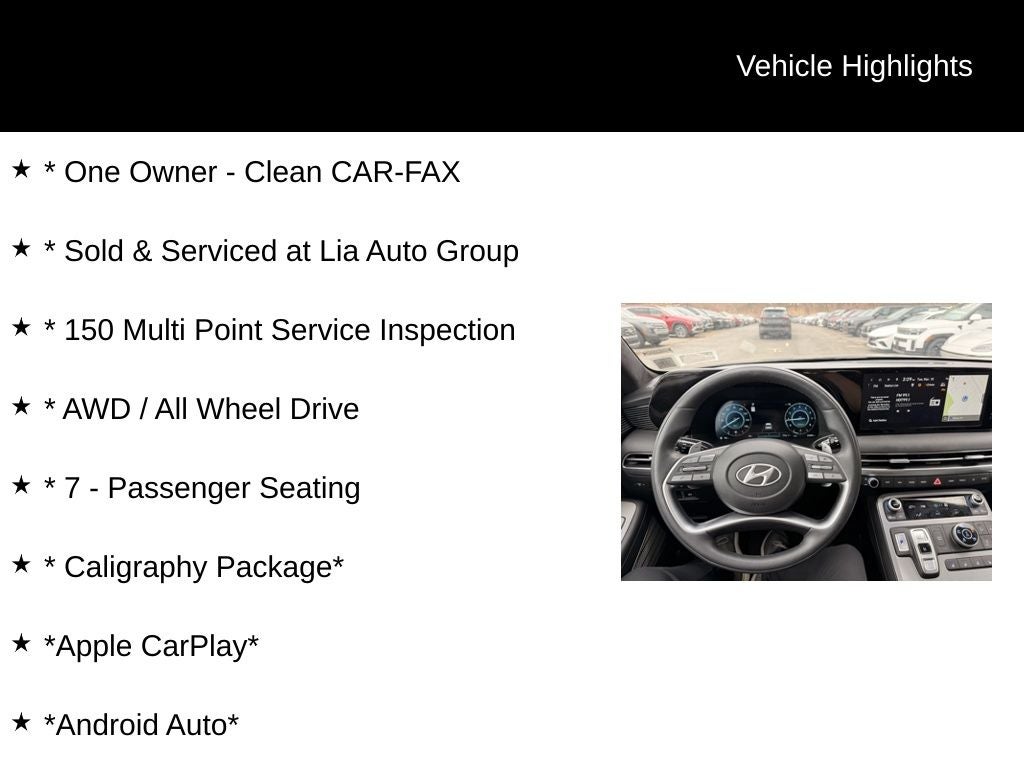 2024 Hyundai Palisade Calligraphy