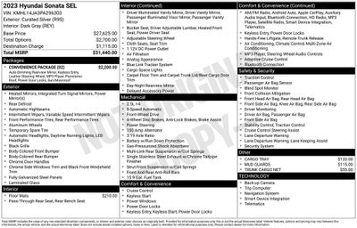 2023 Hyundai Sonata SEL