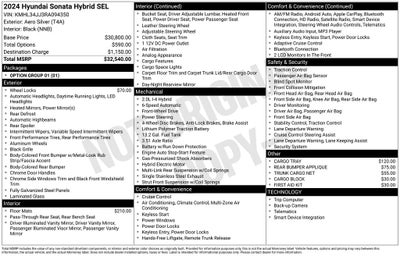2024 Hyundai Sonata Hybrid SEL
