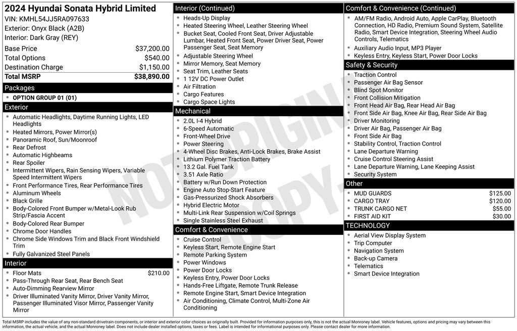 2024 Hyundai Sonata Hybrid Limited