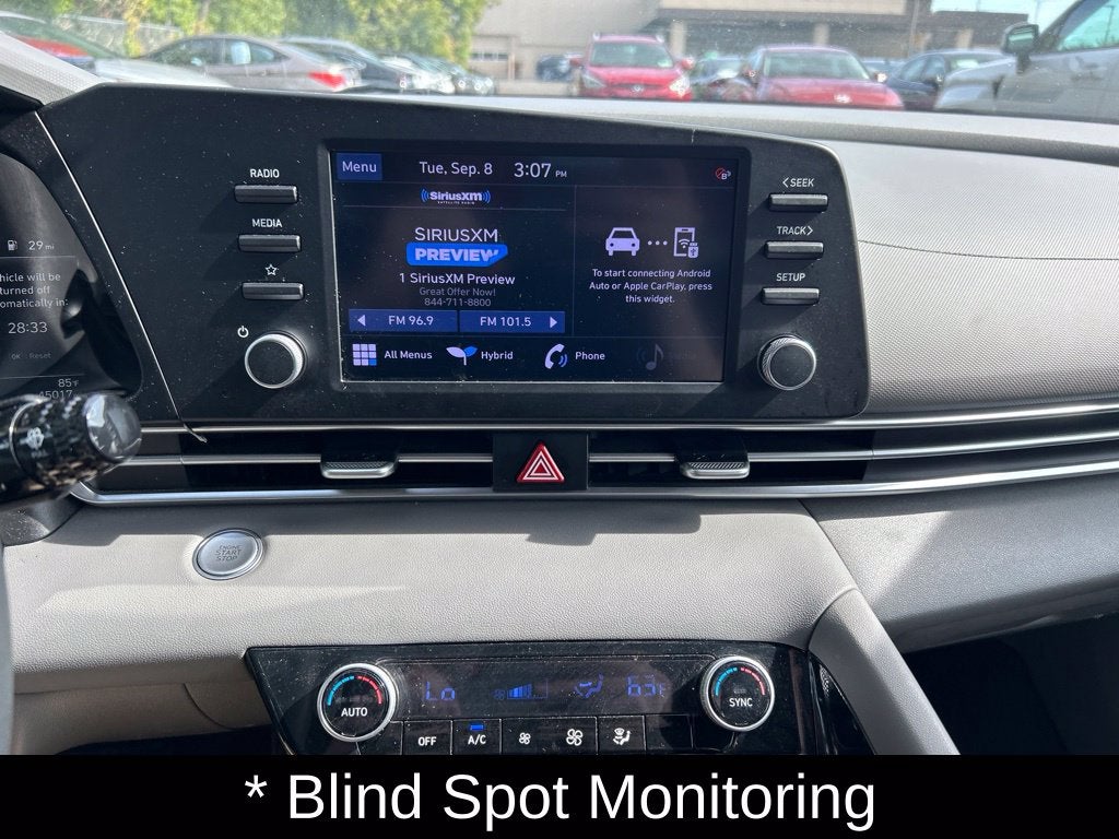 2023 Hyundai Elantra Hybrid Blue