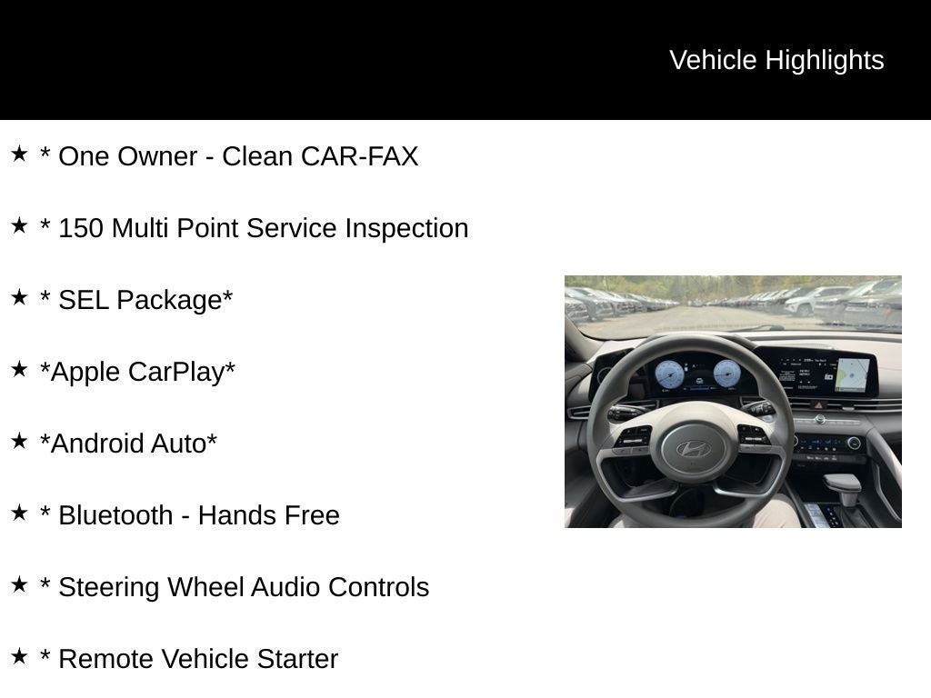 2024 Hyundai Elantra SEL