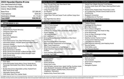 2023 Hyundai Elantra N Line