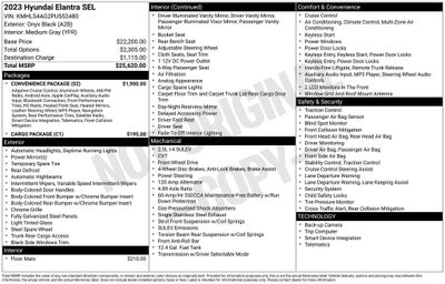 2023 Hyundai Elantra SEL