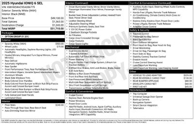 2025 Hyundai IONIQ 6 SEL