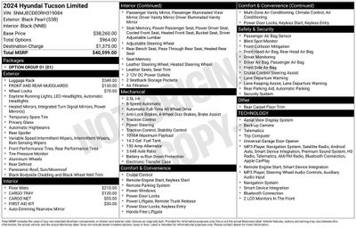 2024 Hyundai Tucson Limited