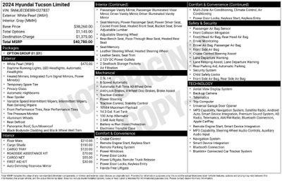 2024 Hyundai Tucson Limited