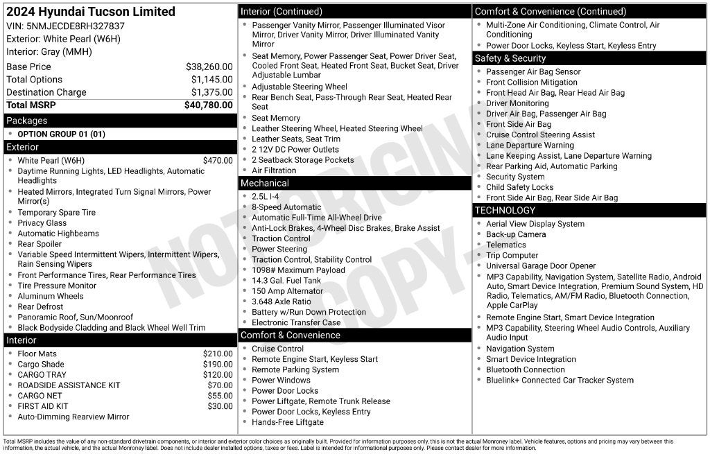 2024 Hyundai Tucson Limited