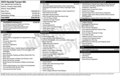 2023 Hyundai Tucson SEL