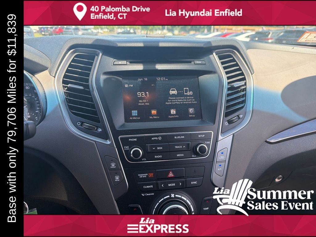 2017 Hyundai Santa Fe Sport 2.4 Base