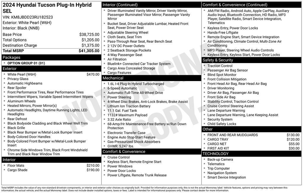 2024 Hyundai Tucson Plug-In Hybrid SEL