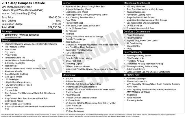 2017 Jeep Compass Latitude