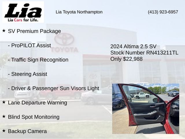 2024 Nissan Altima 2.5 SV