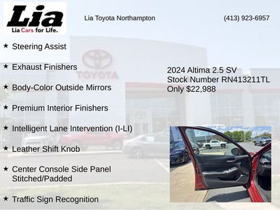 2024 Nissan Altima 2.5 SV