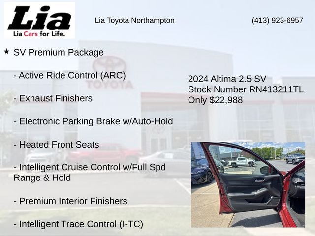 2024 Nissan Altima 2.5 SV