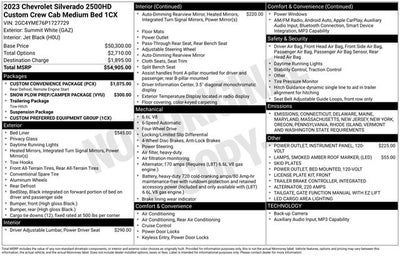 2023 Chevrolet Silverado 2500HD Custom