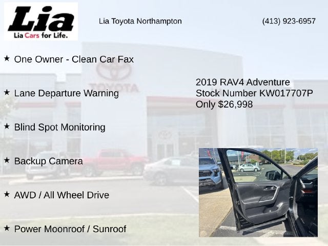 2019 Toyota RAV4 Adventure