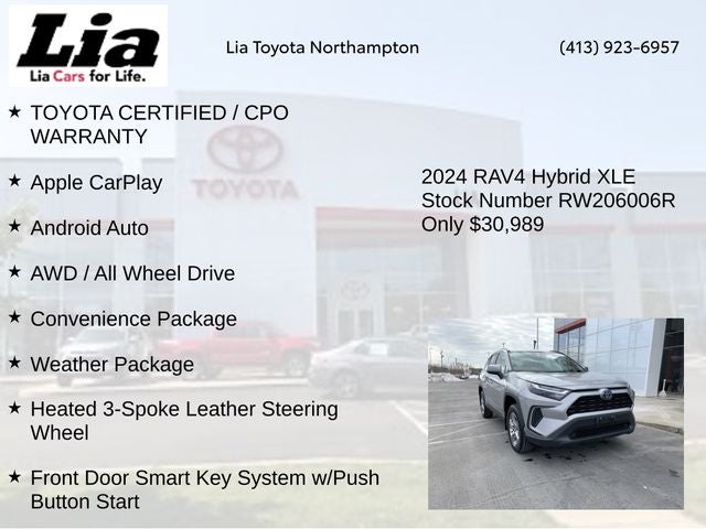 2024 Toyota RAV4 Hybrid XLE