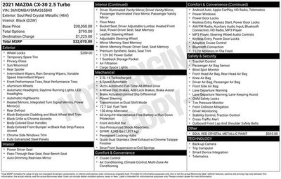 2021 Mazda Mazda CX-30 Turbo