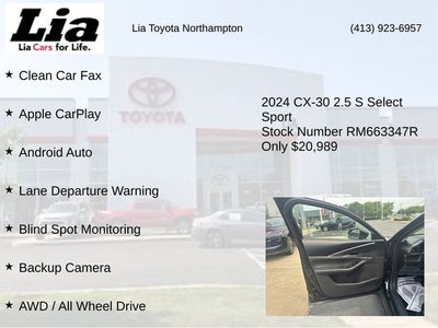 2024 Mazda Mazda CX-30 2.5 S Select Sport