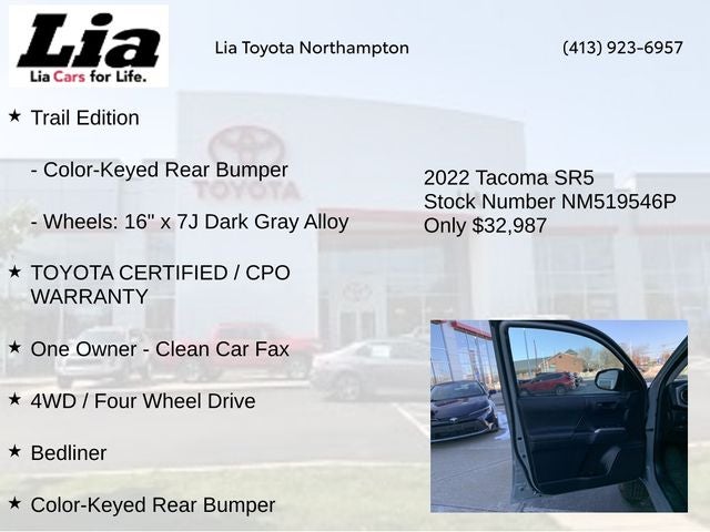 2022 Toyota Tacoma SR5 V6