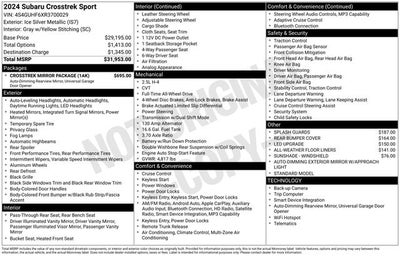2024 Subaru Crosstrek Sport