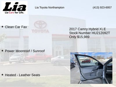 2017 Toyota Camry Hybrid XLE
