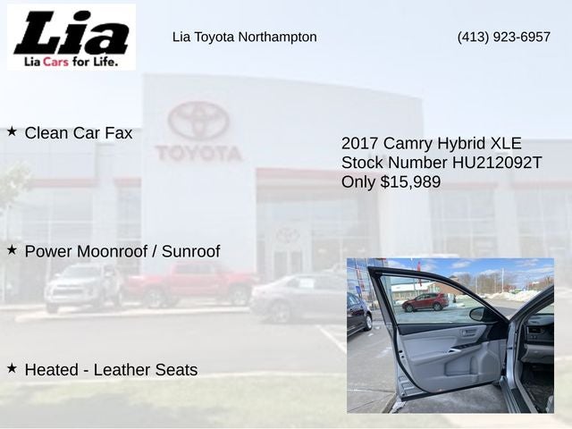 2017 Toyota Camry Hybrid XLE