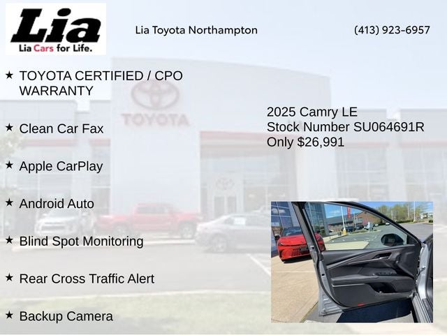 2025 Toyota Camry LE