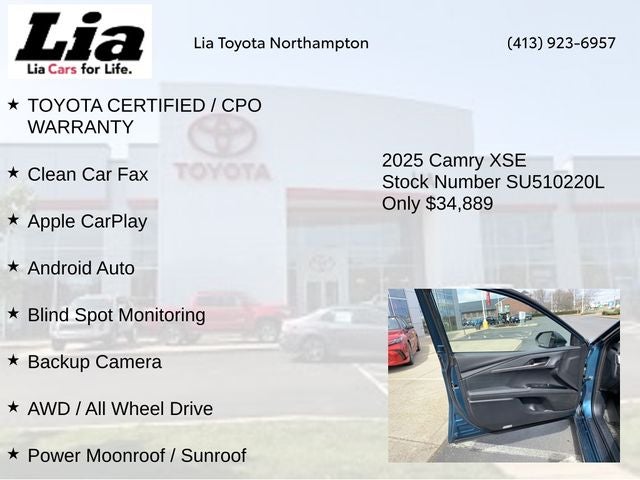 2025 Toyota Camry XSE