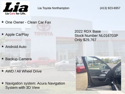 2022 Acura RDX Technology Package SH-AWD